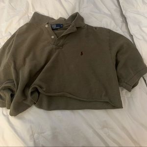 Vintage polo Ralph Lauren crop top